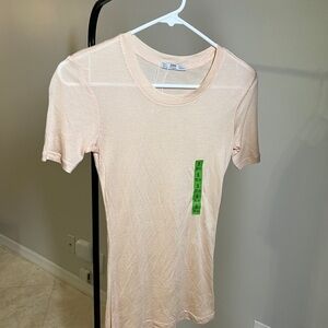 Zara Women's Soft Beige Tee